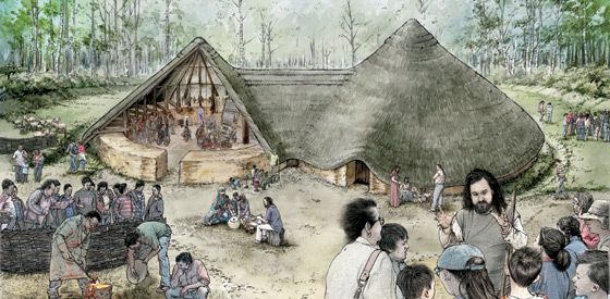 Variation on the roundhouse, source OpenArchaeology.info